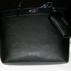 Guess Women's Black Satchel Shoulder Handbag